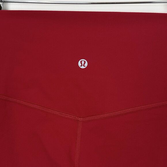 Lululemon Align Short 4" – Dark Red / Sold Out – Size 4 Soft Nulu Yoga Shorts - Picture 4 of 7